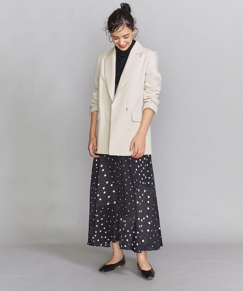 BEAUTY&YOUTH UNITED ARROWS（ビューティーアンドユースユナイテッドアローズ）の「BY レーヨンブレンドダブルジャケット о（テーラードジャケット・レディース・ナチュラル/ダークブラウン・SMALL/MEDIUM）」の17枚目の写真