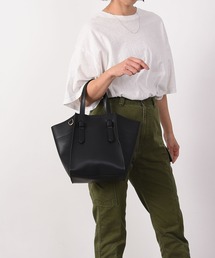 フェイクレザー 2WAY トートバッグ