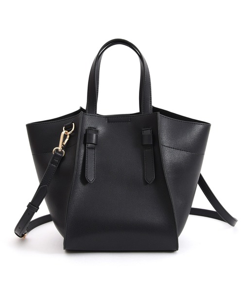 COOCO(クーコ)の「フェイクレザー 2WAY トートバッグ(トートバッグ・レディース・ブラック/レッド/キャメル/グリーン/ネイビー/グレー系その他/サックスブルー/オフホワイト/ダークグレー/ピンク・9)」の15枚目の写真