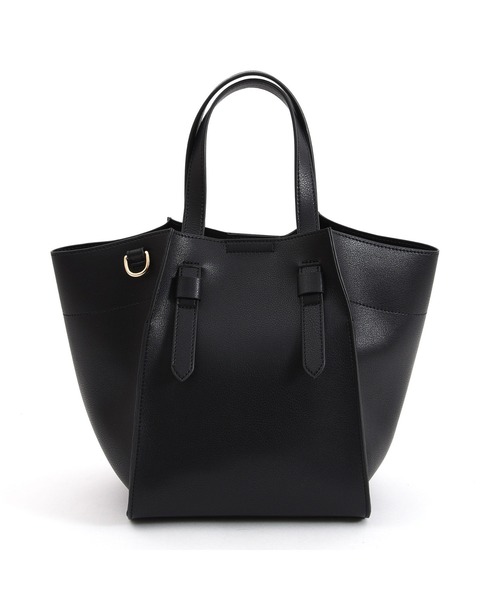 COOCO(クーコ)の「フェイクレザー 2WAY トートバッグ(トートバッグ・レディース・ブラック/レッド/キャメル/グリーン/ネイビー/グレー系その他/サックスブルー/オフホワイト/ダークグレー/ピンク・9)」の18枚目の写真