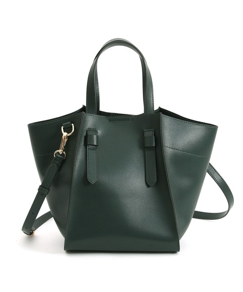 COOCO(クーコ)の「フェイクレザー 2WAY トートバッグ(トートバッグ・レディース・ブラック/レッド/キャメル/グリーン/ネイビー/グレー系その他/サックスブルー/オフホワイト/ダークグレー/ピンク・9)」の19枚目の写真