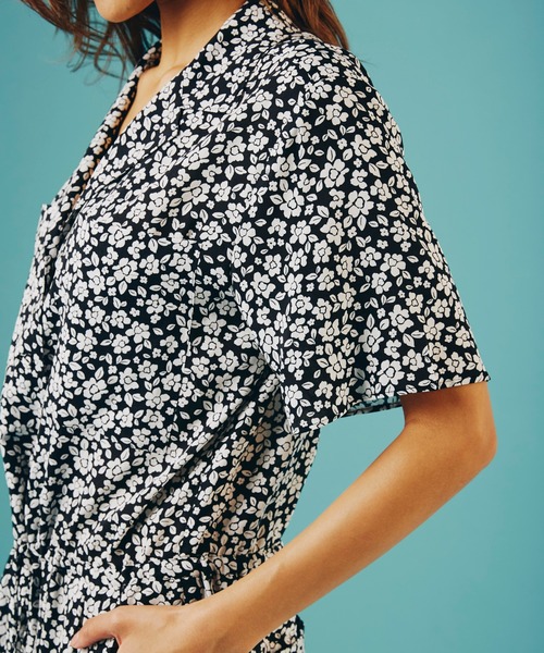 セール】INTESA made in ITALY 小花柄オールインワン（つなぎ