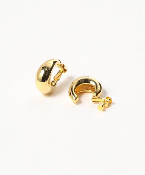 Demi-Luxe BEAMS(デミルクス ビームス)の「Demi-Luxe BEAMS / ボリュームフープ イヤリング(イヤリング・レディース・ゴールド・ONE SIZE)」の3枚目の写真