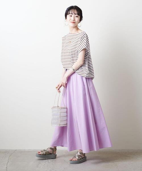 UNITED ARROWS(ユナイテッドアローズ)の「UWCC C FABRICA フレアスカート†(スカート・レディース・オリーブ/ライトピンク/その他1・38/40/34/36)」の8枚目の写真