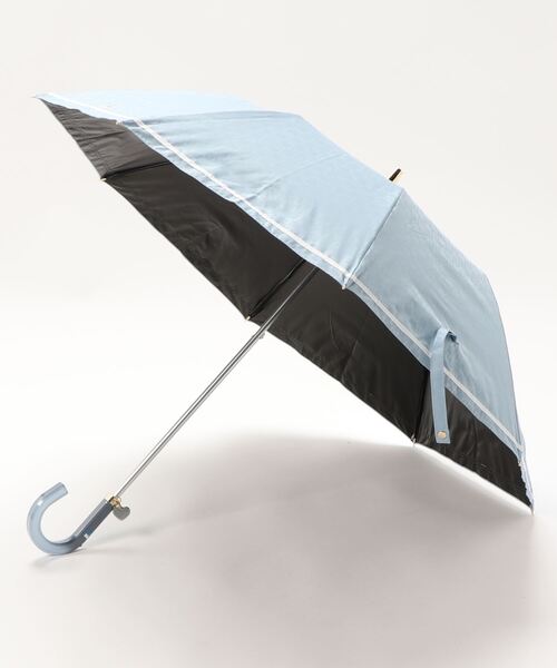 【晴雨兼用】FURLAフルラ ジャガードグログラン折りたたみ傘 FURLA（フルラ）の「晴雨兼用折りたたみ日傘 ジャガード