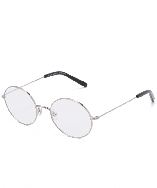 BEAUTY&YOUTH UNITED ARROWS(ビューティーアンドユースユナイテッドアローズ)の「BYMC KANEKO別注 ラウンドメガネ◆(メガネ・レディース・シルバー/ダークブラウン・フリー)」の1枚目の写真
