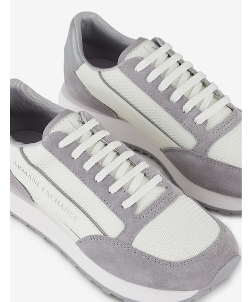 ARMANI EXCHANGE レディーススニーカー グレー ARMANI EXCHANGE（アルマーニエクスチェンジ）の「【A|X
