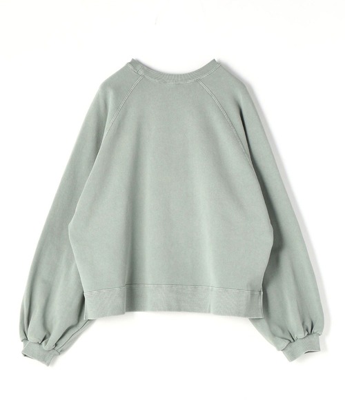 179/WG(イチナナキュウダブルジー)の「ピグメントビッグスウェットプルオーバー(Tシャツ/カットソー・レディース・チャコールグレー/ライトグリーン/ライトグレー・FREE)」の15枚目の写真