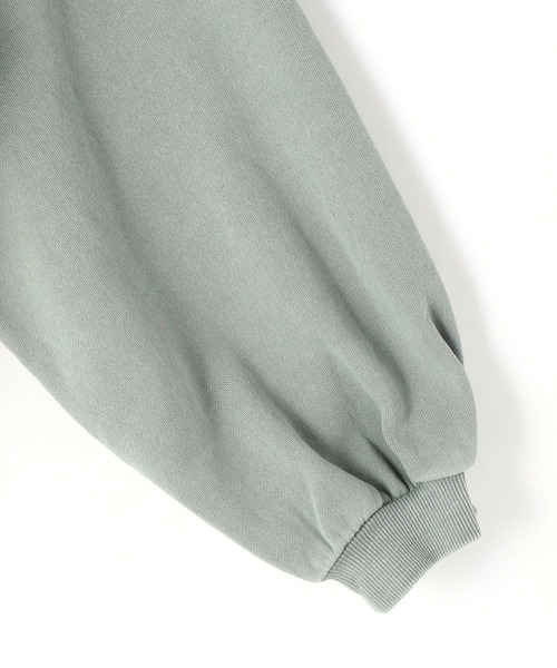 179/WG(イチナナキュウダブルジー)の「ピグメントビッグスウェットプルオーバー(Tシャツ/カットソー・レディース・チャコールグレー/ライトグリーン/ライトグレー・FREE)」の10枚目の写真