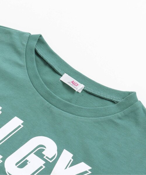 algy（アルジー）の「/袖ジップT（Tシャツ/カットソー・キッズ・オフホワイト/グリーン/ベージュ・X-SMALL/MEDIUM/XX-SMALL/SMALL/XXX-SMALL）」の9枚目の写真