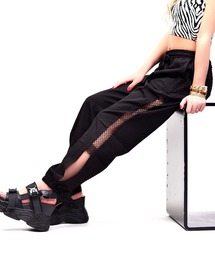 サイドメッシュロングパンツ