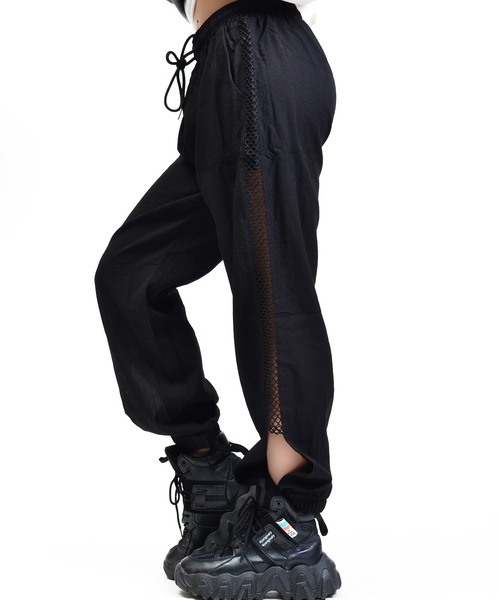 babyShoop（ベイビーシュープ）の「サイドメッシュロングパンツ（その他パンツ・レディース・ブラック・XX-LARGE/X-LARGE）」の6枚目の写真