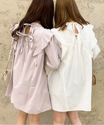 apres jour | フリルデザインワンピース【ZOZOTOWN限定アイテム】(ワンピース)