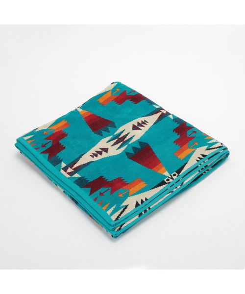 PENDLETON（ペンドルトン）の「Pendleton JACQUARD BATH TOWEL ペンドルトン ジャガード バスタオル ブランケット（タオル・メンズ・グレー/ターコイズブルー/オレンジ系その他/アクア/タン/ブラック・ONE SIZE/FREE）」の4枚目の写真