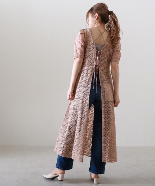 Cheek チーク の パワショルレースワンピース ワンピース Wear