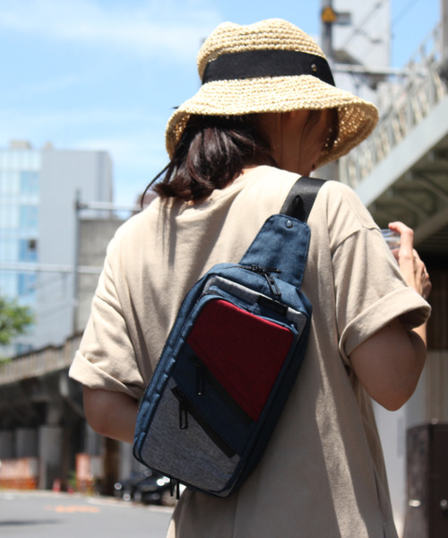 Bodybag バッグ W Zip Heather Rcb 028ti ボディバッグ ウエストポーチ Raw C ロークリエイト のファッション Heather ボディバッグ Functional ファンクショナル ボディバッグ
