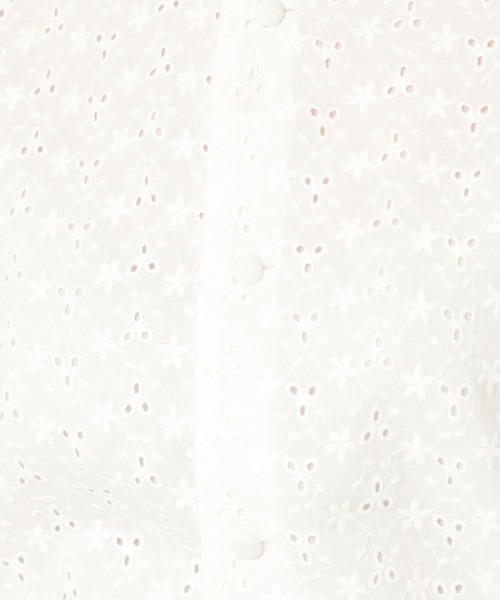 mysty woman（ミスティウーマン）の「ボリュームスリーブ刺繍ブラウス 944722（シャツ/ブラウス・レディース・オフホワイト/ライム/オレンジ系その他3・FREE）」の12枚目の写真