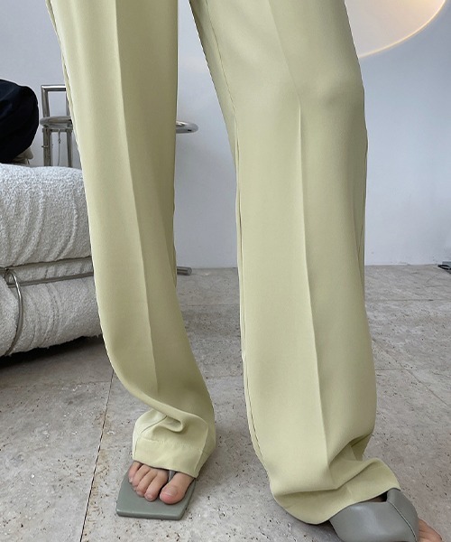 chuclla（チュクラ）の「【chuclla】【2021/SS】Easy color slacks chw1479（スラックス・レディース・ホワイト/イエロー・M/S）」の8枚目の写真