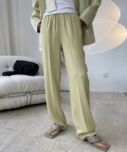 chuclla（チュクラ）の「【chuclla】【2021/SS】Easy color slacks chw1479（スラックス・レディース・ホワイト/イエロー・M/S）」の9枚目の写真