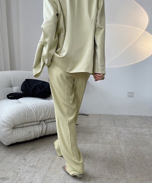 chuclla（チュクラ）の「【chuclla】【2021/SS】Easy color slacks chw1479（スラックス・レディース・ホワイト/イエロー・M/S）」の10枚目の写真