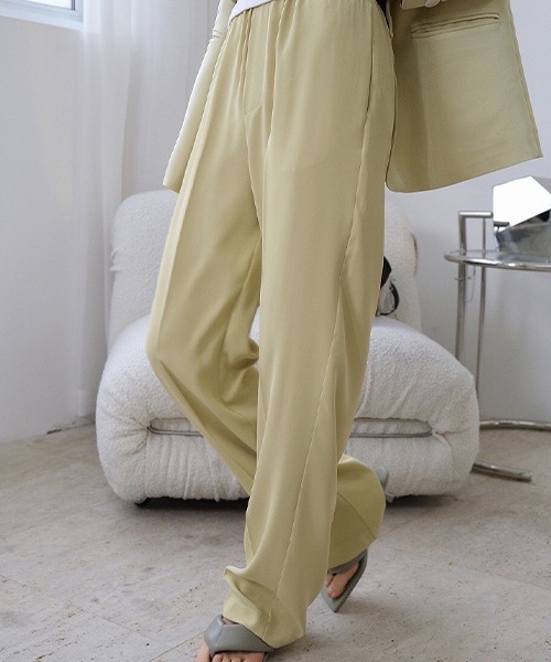 chuclla（チュクラ）の「【chuclla】【2021/SS】Easy color slacks chw1479（スラックス・レディース・ホワイト/イエロー・M/S）」の11枚目の写真