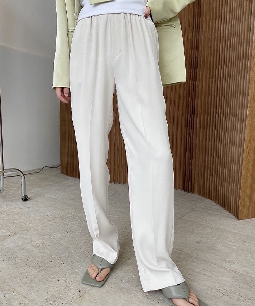 chuclla（チュクラ）の「【chuclla】【2021/SS】Easy color slacks chw1479（スラックス・レディース・ホワイト/イエロー・M/S）」の13枚目の写真