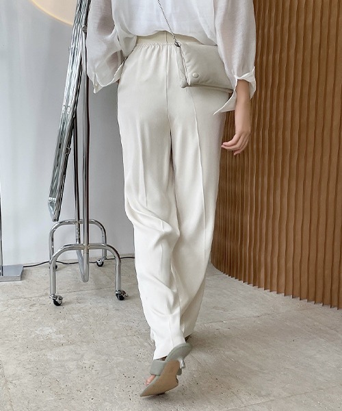 chuclla（チュクラ）の「【chuclla】【2021/SS】Easy color slacks chw1479（スラックス・レディース・ホワイト/イエロー・M/S）」の15枚目の写真