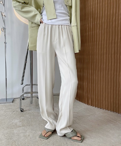 chuclla（チュクラ）の「【chuclla】【2021/SS】Easy color slacks chw1479（スラックス・レディース・ホワイト/イエロー・M/S）」の18枚目の写真