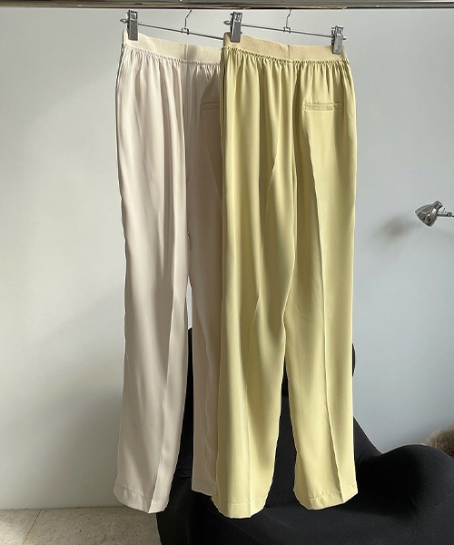 chuclla（チュクラ）の「【chuclla】【2021/SS】Easy color slacks chw1479（スラックス・レディース・ホワイト/イエロー・M/S）」の21枚目の写真