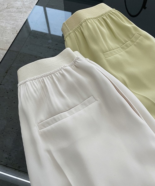 chuclla（チュクラ）の「【chuclla】【2021/SS】Easy color slacks chw1479（スラックス・レディース・ホワイト/イエロー・M/S）」の22枚目の写真