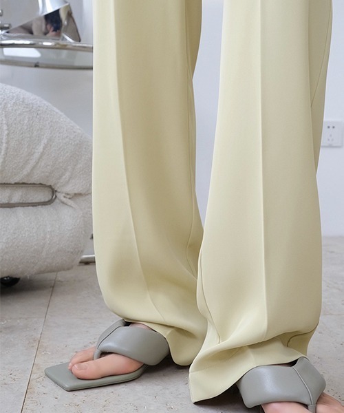 chuclla（チュクラ）の「【chuclla】【2021/SS】Easy color slacks chw1479（スラックス・レディース・ホワイト/イエロー・M/S）」の12枚目の写真