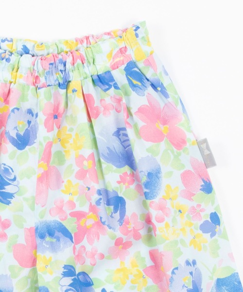 KP（ケーピー）の「タイプライター花プリント6分丈ワイドパンツ(100-130cm)（その他パンツ・キッズ・ベージュ/ブルー・110cm/120cm/130cm）」の7枚目の写真