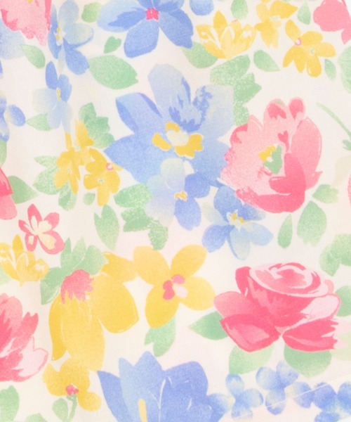 KP（ケーピー）の「タイプライター花プリント6分丈ワイドパンツ(100-130cm)（その他パンツ・キッズ・ベージュ/ブルー・110cm/120cm/130cm）」の5枚目の写真