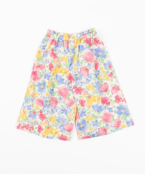 KP（ケーピー）の「タイプライター花プリント6分丈ワイドパンツ(100-130cm)（その他パンツ・キッズ・ベージュ/ブルー・110cm/120cm/130cm）」の4枚目の写真