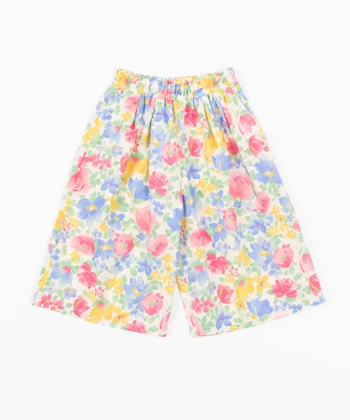 KP（ケーピー）の「タイプライター花プリント6分丈ワイドパンツ(100-130cm)（その他パンツ・キッズ・ベージュ/ブルー・110cm/120cm/130cm）」の8枚目の写真
