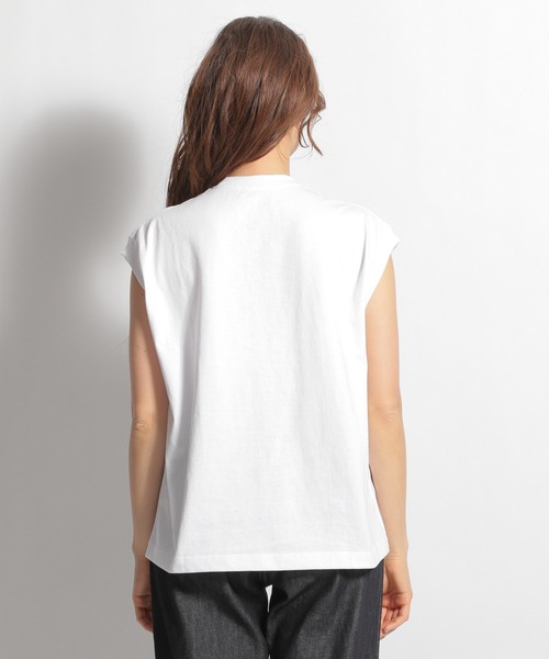 DANTON（ダントン）の「【DANTON(ダントン)】ノースリロゴプルオーバー（Tシャツ/カットソー・レディース・ホワイト/ブラック/パープル/サックスブルー・MEDIUM）」の15枚目の写真