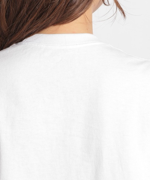 DANTON（ダントン）の「【DANTON(ダントン)】ノースリロゴプルオーバー（Tシャツ/カットソー・レディース・ホワイト/ブラック/パープル/サックスブルー・MEDIUM）」の20枚目の写真