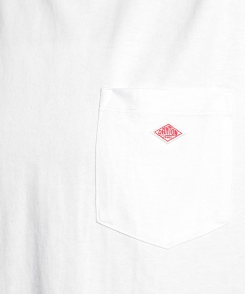 DANTON（ダントン）の「【DANTON(ダントン)】ノースリロゴプルオーバー（Tシャツ/カットソー・レディース・ホワイト/ブラック/パープル/サックスブルー・MEDIUM）」の18枚目の写真