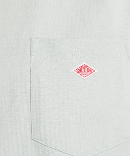 DANTON（ダントン）の「【DANTON(ダントン)】ノースリロゴプルオーバー（Tシャツ/カットソー・レディース・ホワイト/ブラック/パープル/サックスブルー・MEDIUM）」の16枚目の写真