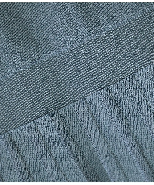 ROPE' PICNIC（ロペピクニック）の「フレンチスリーブニットプリーツワンピース（ワンピース・レディース・グリーン系その他/ブラック/ベージュ・40/38）」の21枚目の写真