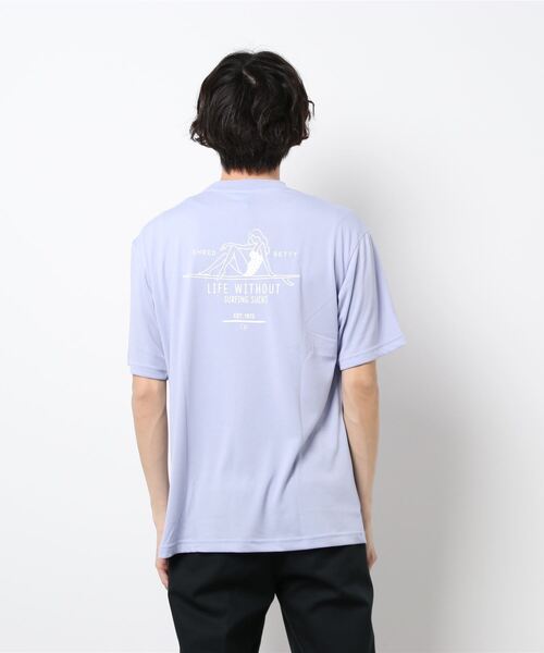 Ocean Pacific（オーシャンパシフィック）の「【OP / オーピー】バックプリント半袖Tシャツ / ユニセックス（Tシャツ/カットソー・メンズ・ホワイト/ライトパープル/ブルーグリーン・MEDIUM/LARGE/X-LARGE）」の9枚目の写真