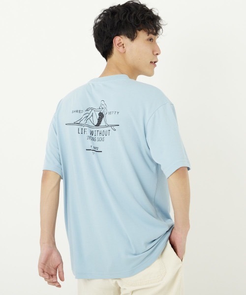 Ocean Pacific（オーシャンパシフィック）の「【OP / オーピー】バックプリント半袖Tシャツ / ユニセックス（Tシャツ/カットソー・メンズ・ホワイト/ライトパープル/ブルーグリーン・MEDIUM/LARGE/X-LARGE）」の14枚目の写真
