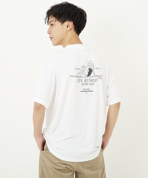 Ocean Pacific（オーシャンパシフィック）の「【OP / オーピー】バックプリント半袖Tシャツ / ユニセックス（Tシャツ/カットソー・メンズ・ホワイト/ライトパープル/ブルーグリーン・MEDIUM/LARGE/X-LARGE）」の19枚目の写真