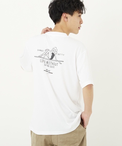 Ocean Pacific（オーシャンパシフィック）の「【OP / オーピー】バックプリント半袖Tシャツ / ユニセックス（Tシャツ/カットソー・メンズ・ホワイト/ライトパープル/ブルーグリーン・MEDIUM/LARGE/X-LARGE）」の16枚目の写真