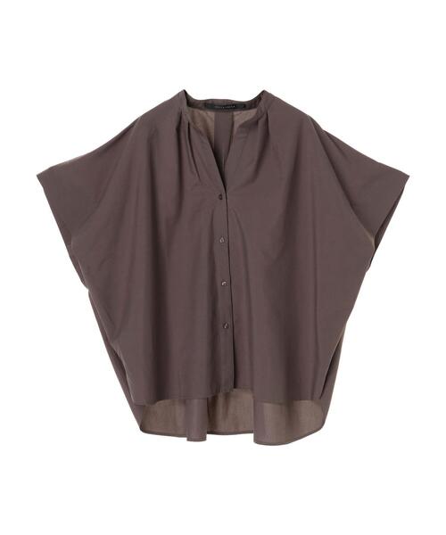 YECCA VECCA(イェッカヴェッカ)の「スキッパーオーバーシャツ(シャツ/ブラウス・レディース・オフホワイト/モカ/イエロー・FREE)」の4枚目の写真