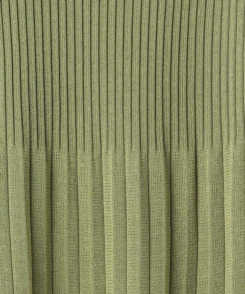 green label relaxing（グリーンレーベルリラクシング）の「FFC リブ ノースリーブ フレア ワンピース（ワンピース・レディース・オリーブ/ライトグレー/ブラック・FREE）」の7枚目の写真