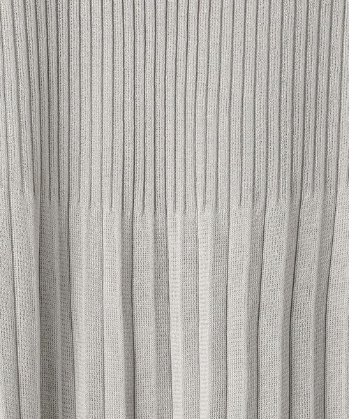 green label relaxing（グリーンレーベルリラクシング）の「FFC リブ ノースリーブ フレア ワンピース（ワンピース・レディース・オリーブ/ライトグレー/ブラック・FREE）」の11枚目の写真