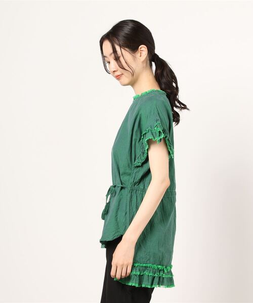 AS KNOW AS de base（アズノゥアズドゥバズ）の「手ほどきフリルプルオーバー（シャツ/ブラウス・レディース・グリーン系その他/ピンク系その他/ベージュ系その他・FREE）」の9枚目の写真