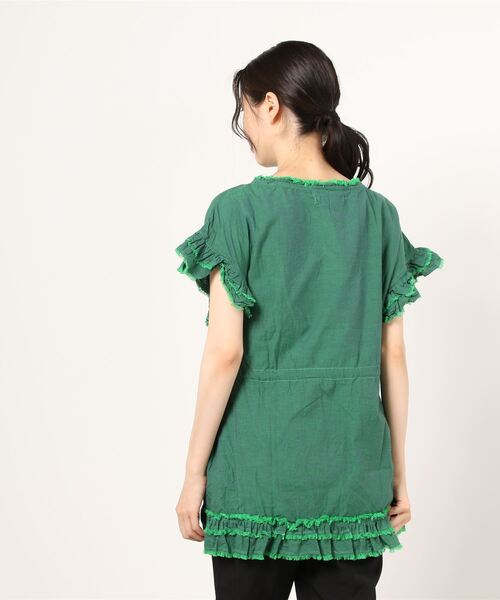 AS KNOW AS de base（アズノゥアズドゥバズ）の「手ほどきフリルプルオーバー（シャツ/ブラウス・レディース・グリーン系その他/ピンク系その他/ベージュ系その他・FREE）」の10枚目の写真