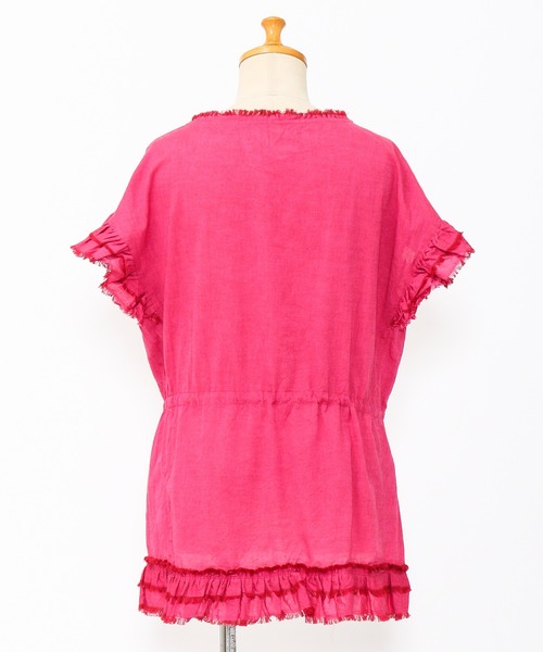 AS KNOW AS de base（アズノゥアズドゥバズ）の「手ほどきフリルプルオーバー（シャツ/ブラウス・レディース・グリーン系その他/ピンク系その他/ベージュ系その他・FREE）」の6枚目の写真